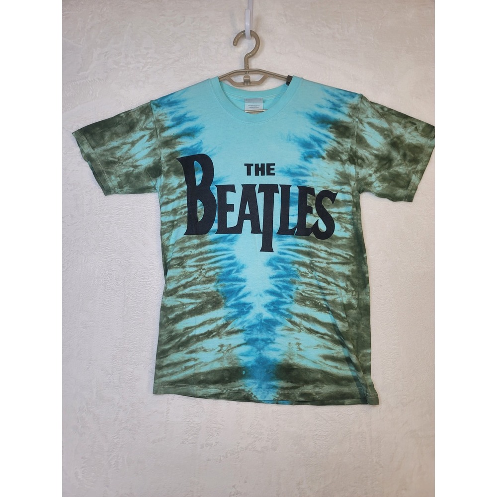 The Beatles Rain Philadelphia 2008 Tie Dye T-Shirt Hippie Hanes Heavyweight S